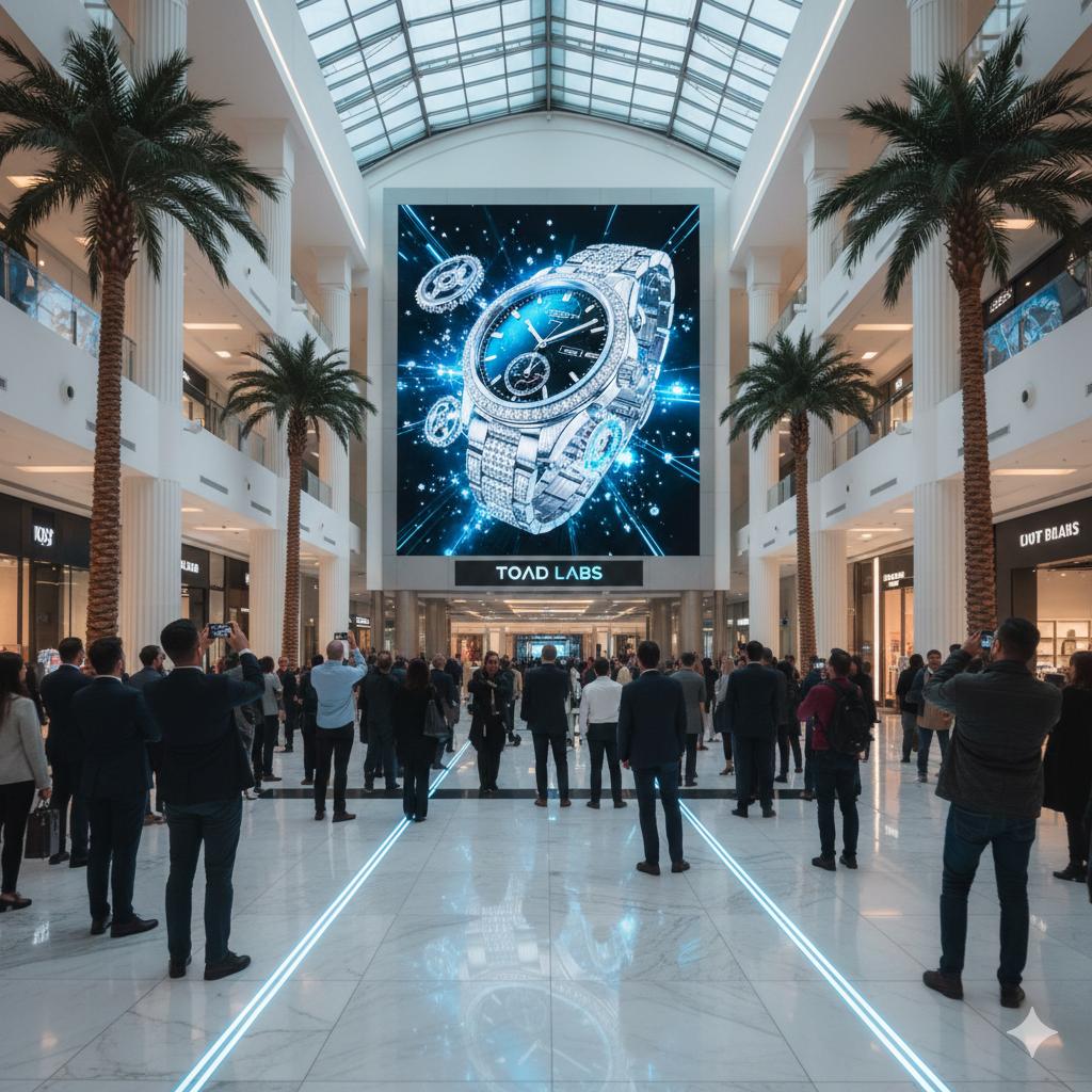 Anamorphic 3D display demo