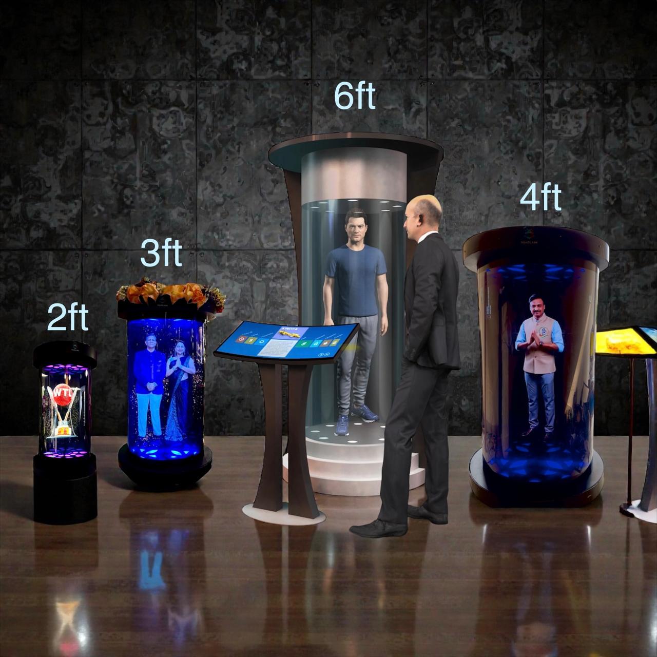 Holotube holographic display demo