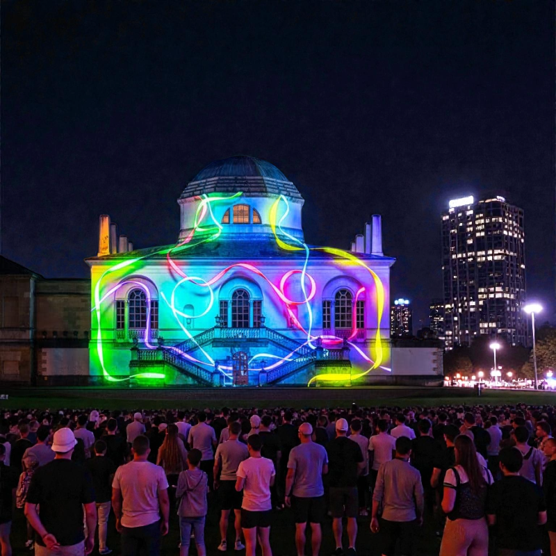 Projection mapping installation demo